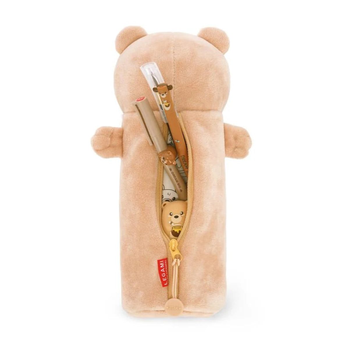 Legami Pencil Case - Super Soft! - Teddy Bear