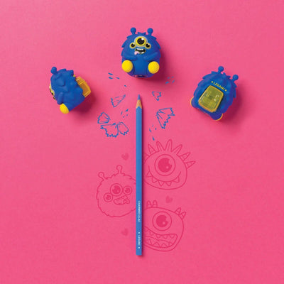 Light-up Pencil Sharpener With Container - Sharpening is Magic - Monster