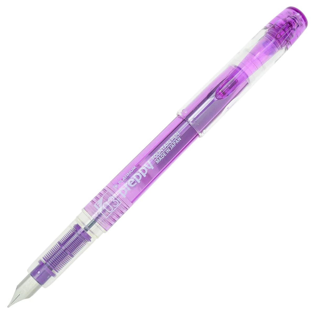 Platinum Preppy Fountain Pen - Violet - Fine Nib