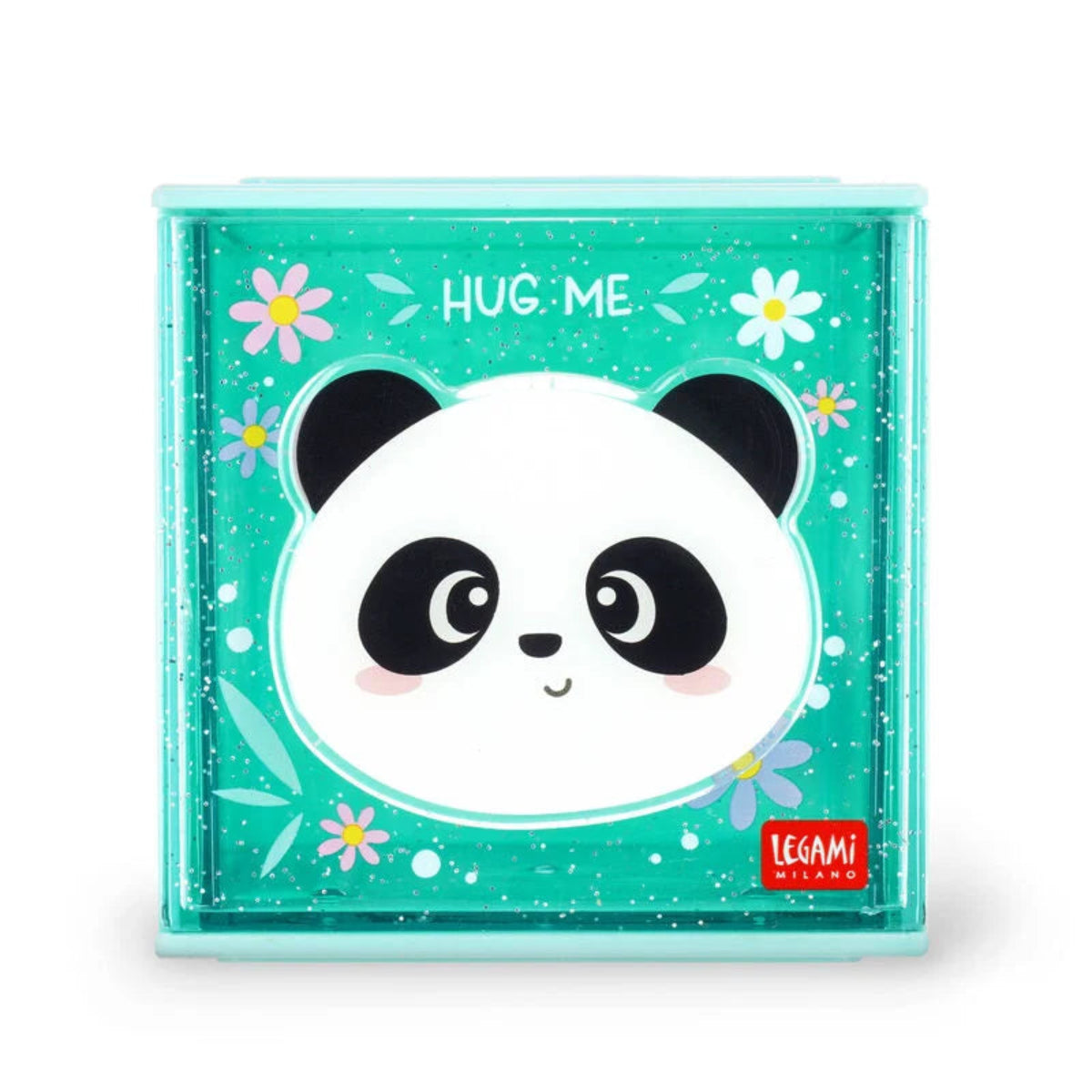 Legami Stackable Desk Storage Box - Cutie Cube - Panda