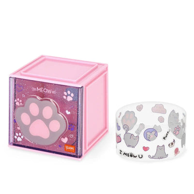 Legami Stackable Desk Storage Box - Cutie Cube - Kitty