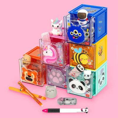 Legami Stackable Desk Storage Box - Cutie Cube