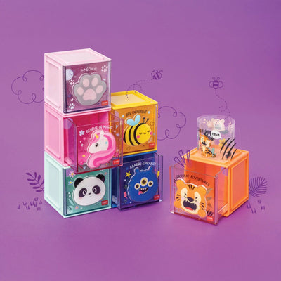 Legami Stackable Desk Storage Box - Cutie Cube