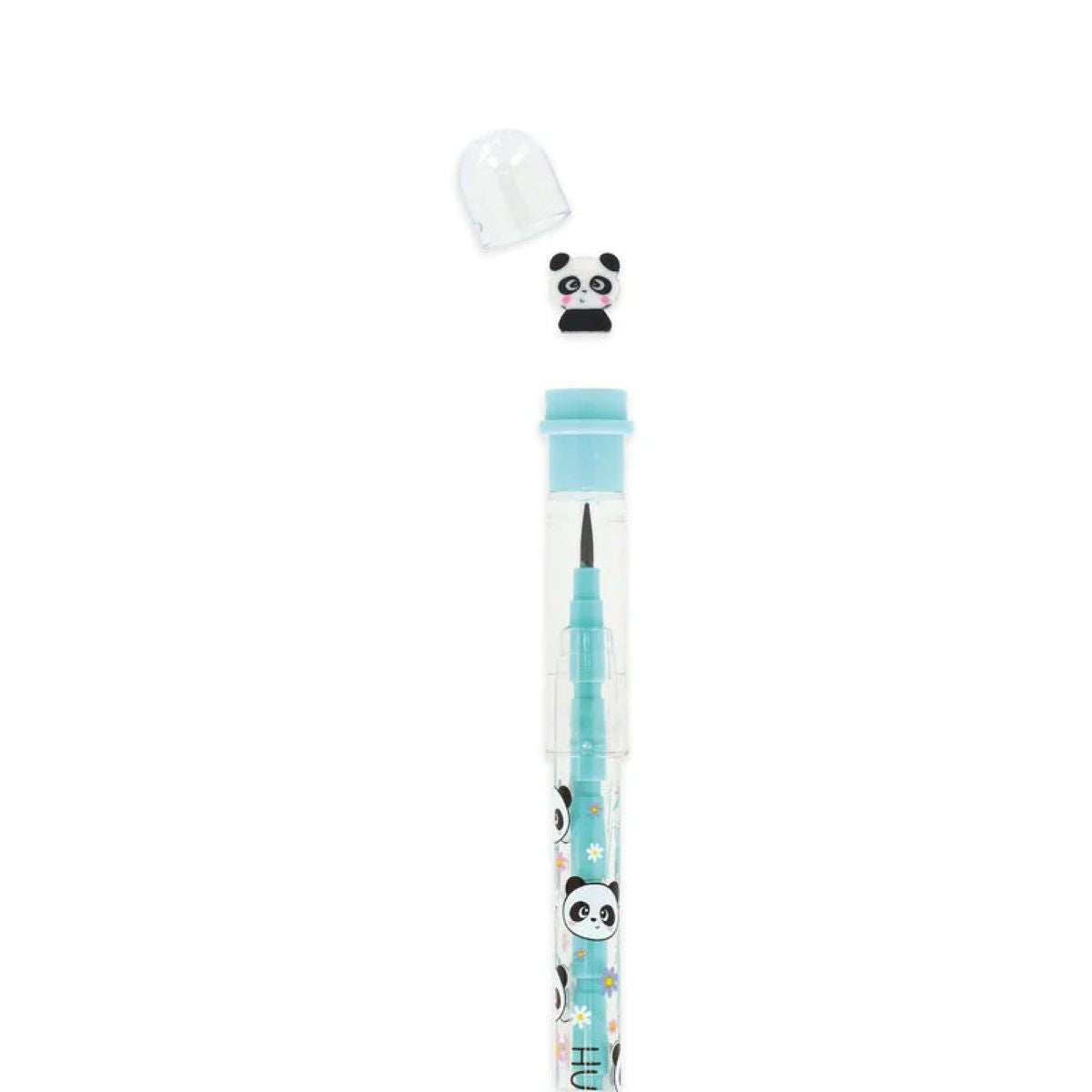 Legami Stackable Pencil with Eraser - Take a Tip - Panda