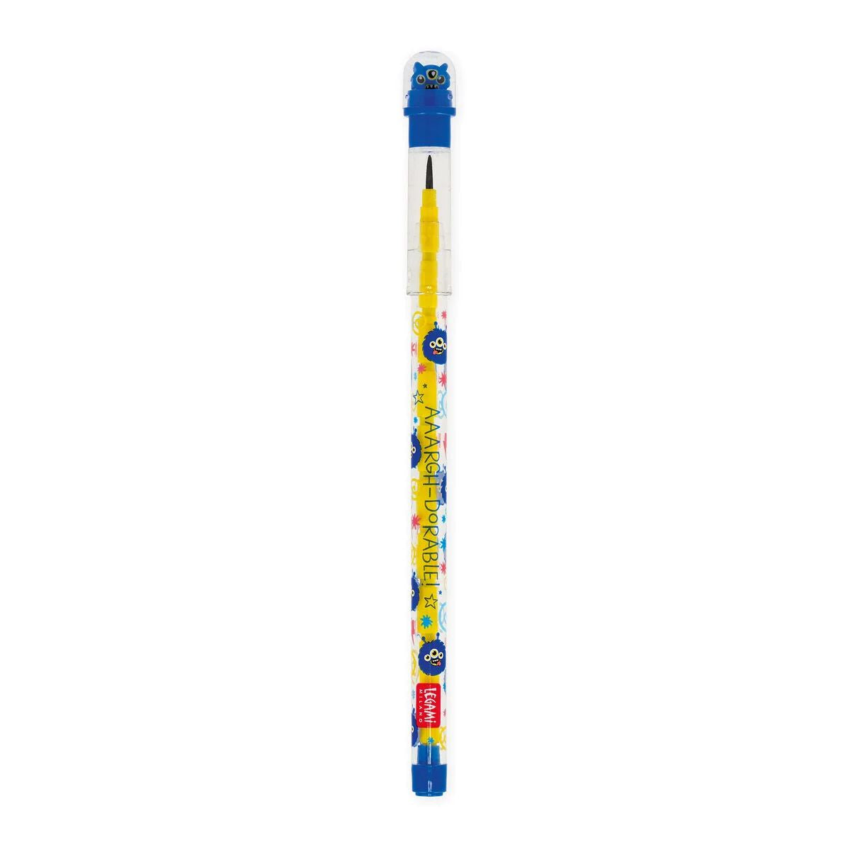 Legami Monster Stackable Pencil with Eraser - Take a Tip