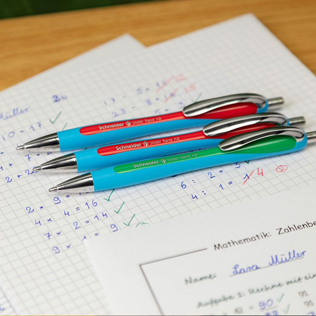 Scheider Slider Rave Schneider Slide Rave Blue Ink Ballpoint Pen | Executive Pens Direct