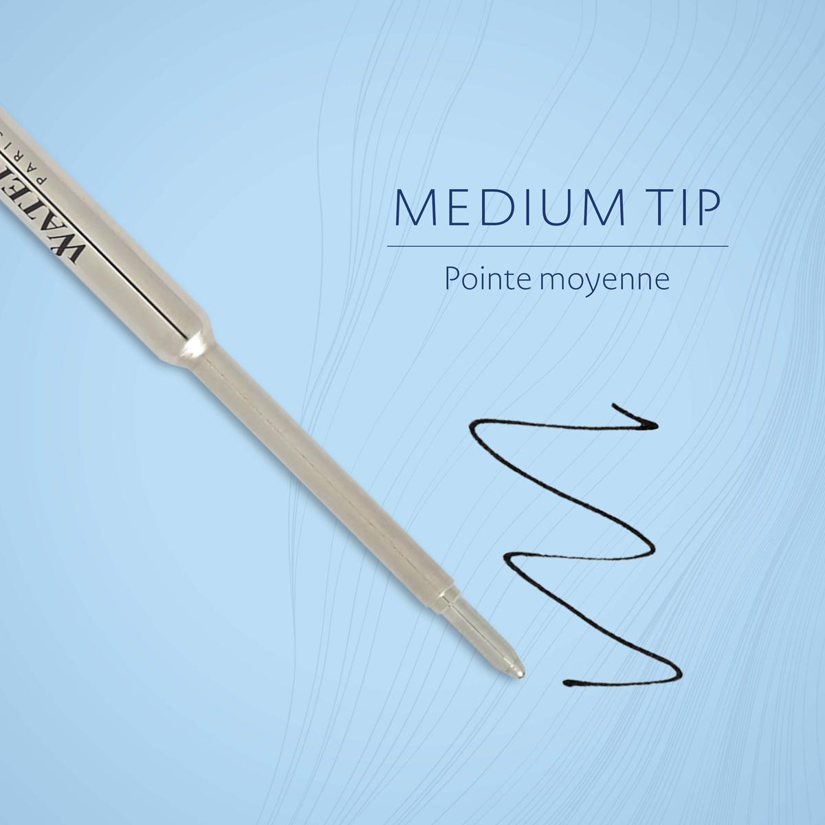 Waterman Black Ballpoint Pen Refill