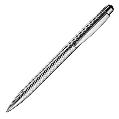 Otto Hutt Design 02 - Honeycomb Sterling Silver Ballpoint Pen