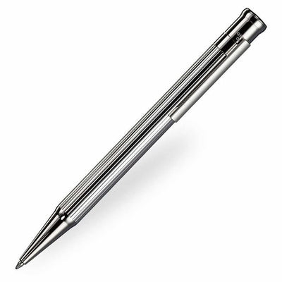 Otto Hutt Design 04 - Sterling Silver Pinstripes Ballpoint Pen