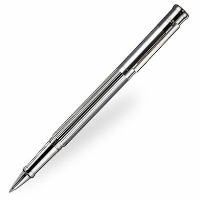 Otto Hutt Design 04 - Sterling Silver Pinstripes Rollerball Pen