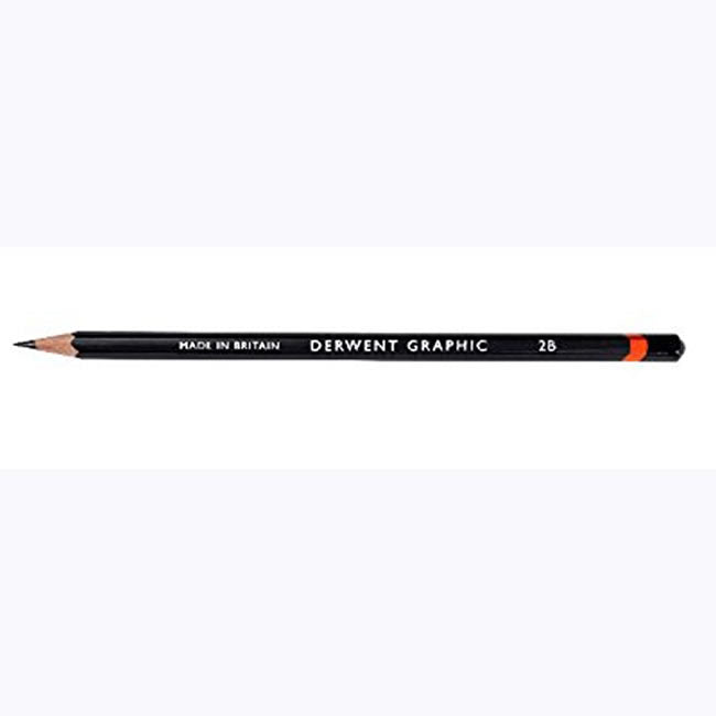 Derwent Graphic Pencil - Set of 6, with Tin and Sharpener
