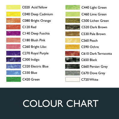 Derwent Coloursoft Colouring Pencils - Tin of 24