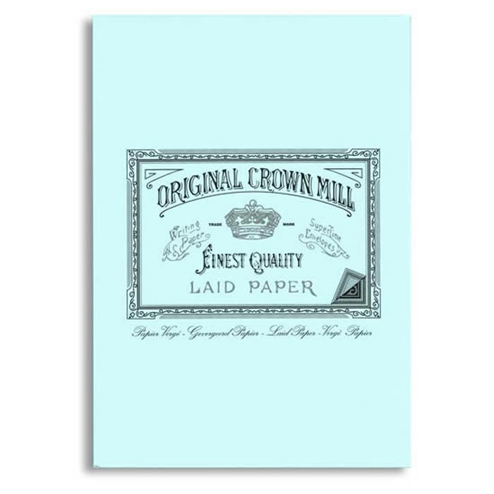Original Crown Mill Classic Laid Writing Paper - A5 Blue