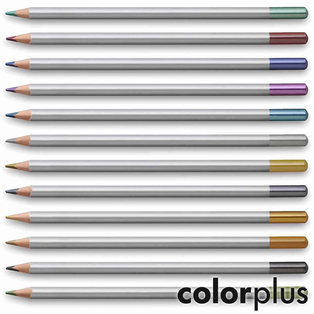 Lamy Colorplus Metallic Colouring Pencils - Pack of 12