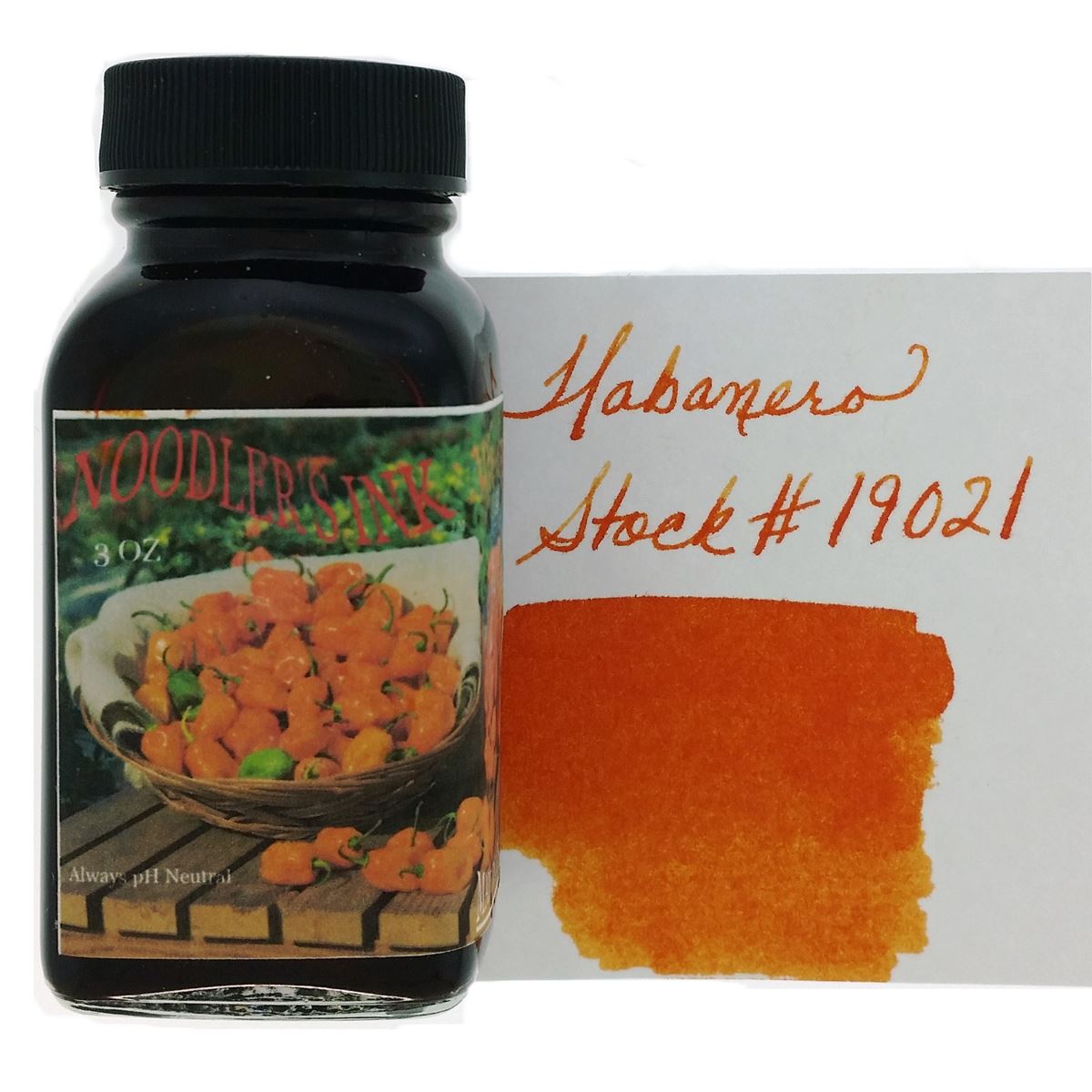 Noodler's Habanero Orange Ink - 3oz