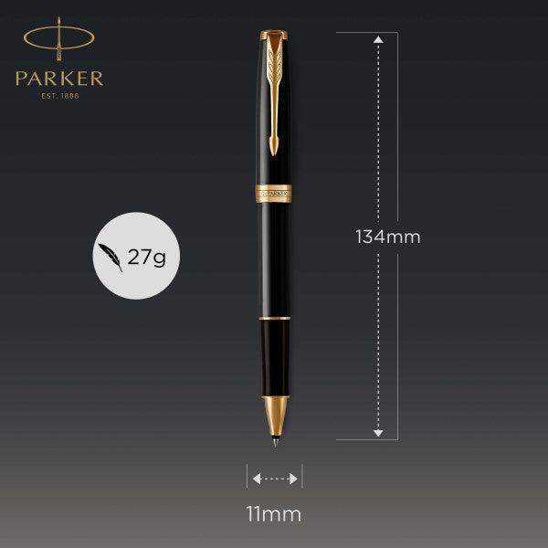 parker sonnet parker pen gold and black