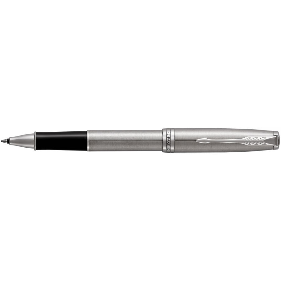 Parker Sonnet Stainless Steel Chrome Trim Fountain & Rollerball