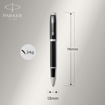 Parker IM Black Chrome Trim Rollerball Pen