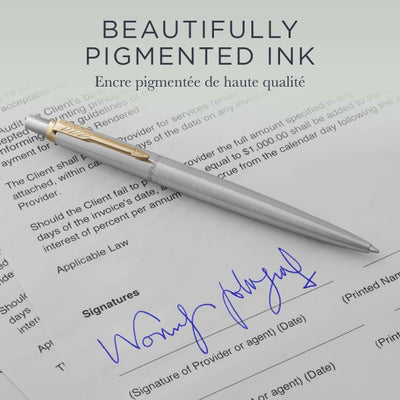 Single Parker Medium Quinkflow Ballpoint Pen Refill - Blue