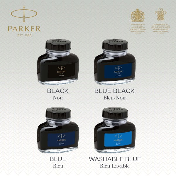 Parker Bottled Quink Ink Permanent - Blue