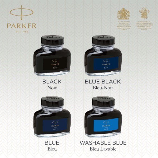Estilográfica Parker Vector Mettalix Azul Con Tintero Quink Azul De Regalo - Punta Fina Acero Inoxidable