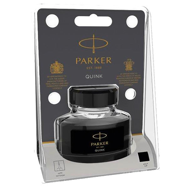Parker Bottled Quink Ink Permanent - Black