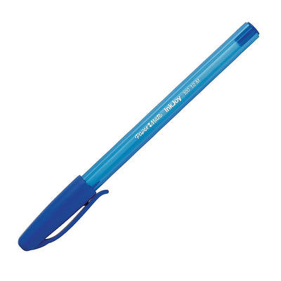 Paper Mate InkJoy 100 CAP Capped Ballpoint Pen Medium Blue - Pack of 4