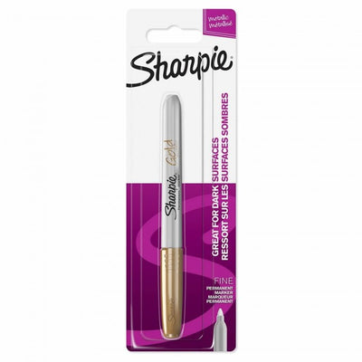 Sharpie Fine Permanent Metallic Gold Marker Pen Executive Pens