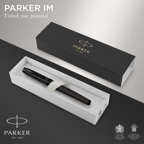 Parker IM Achromatic Matte Black Rollerball Pen