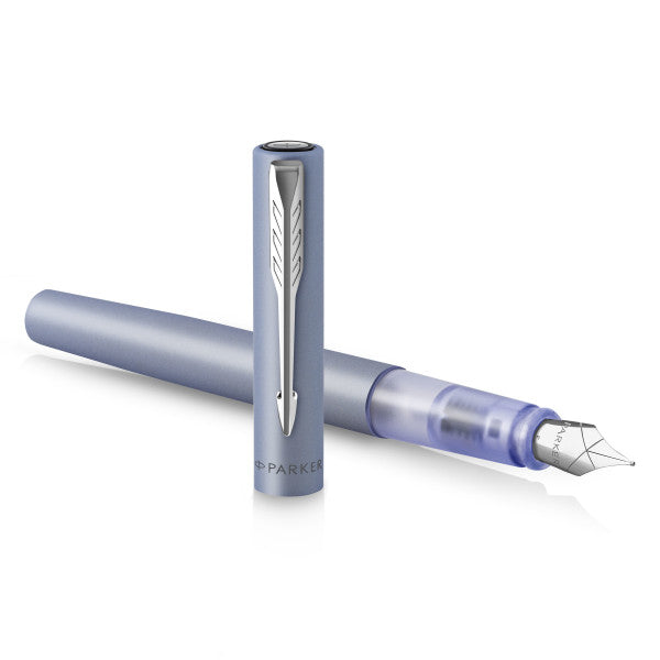 Parker Vector XL Silver-Blue Fountain Pen