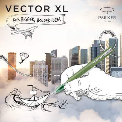 Parker Vector XL Green Fountain Pen