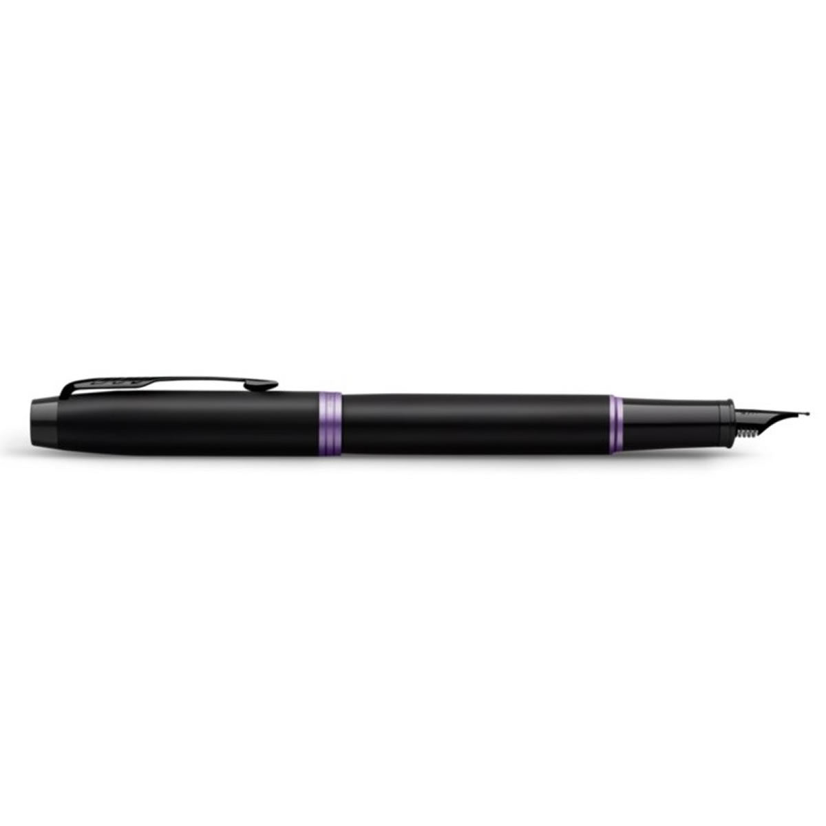 Parker IM Vibrant Rings Amethyst Purple PVD Fountain Pen