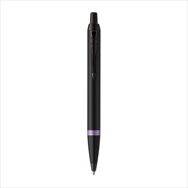 Parker IM Vibrant Rings Amethyst Purple PVD Ballpoint Pen
