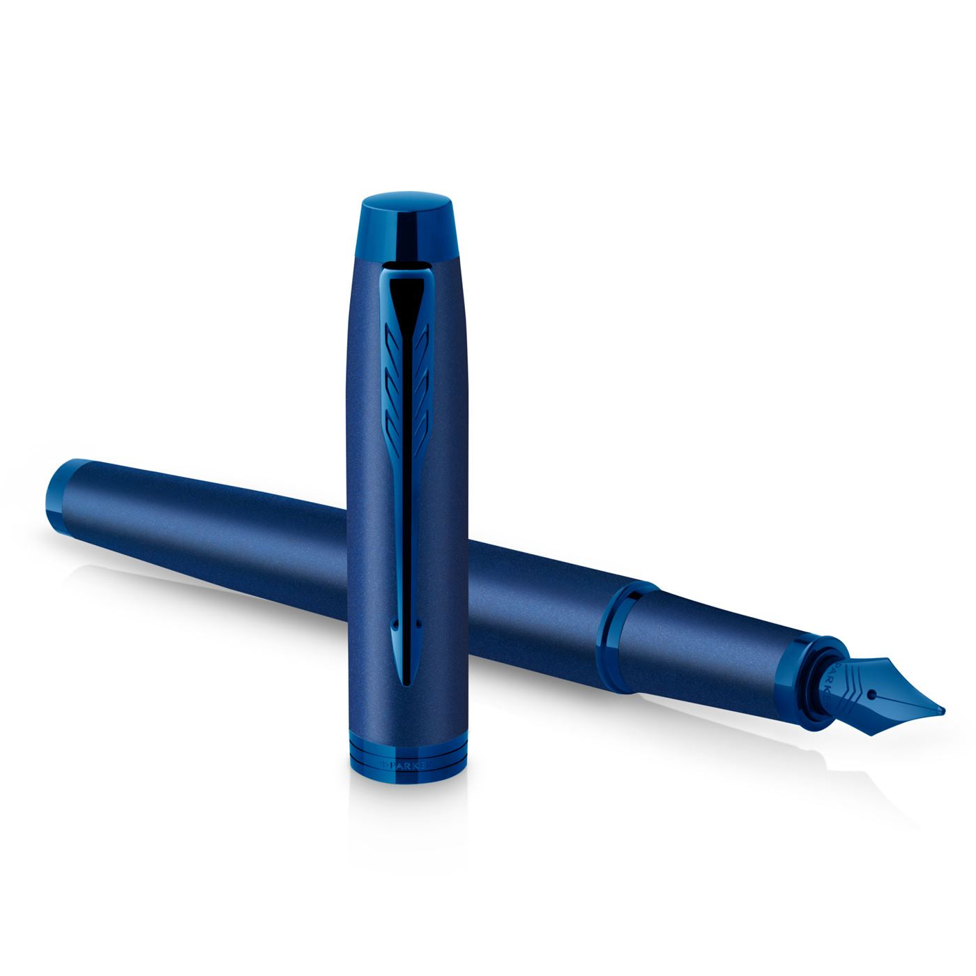Parker IM Blue Monochrome Rollerball & Fountain Pen Set