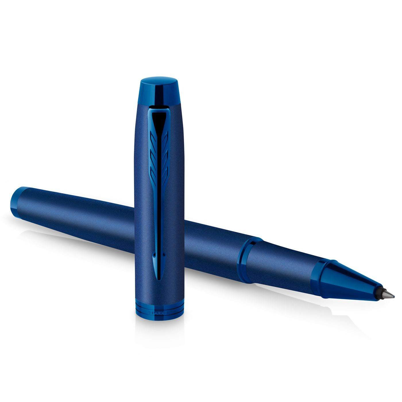 Parker IM Blue Monochrome Ballpoint & Rollerball Pen Set
