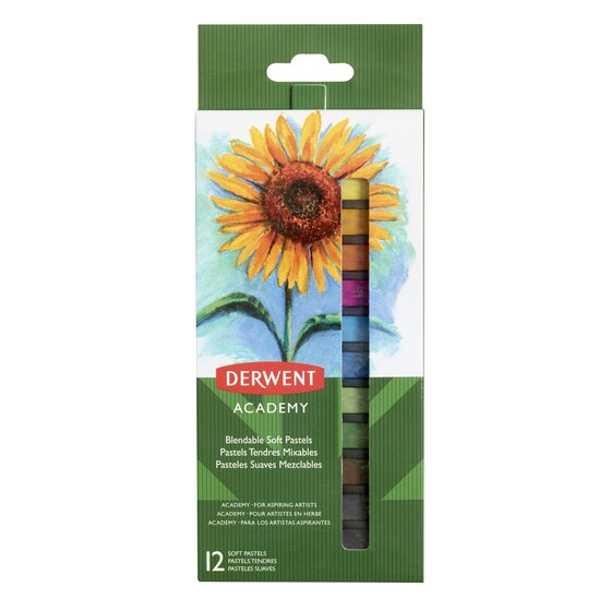 Derwent Academy Soft Pastels - 12 Pack