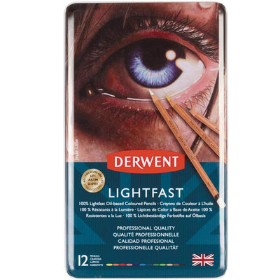 Derwent Lightfast Colouring Pencils - Set of 12
