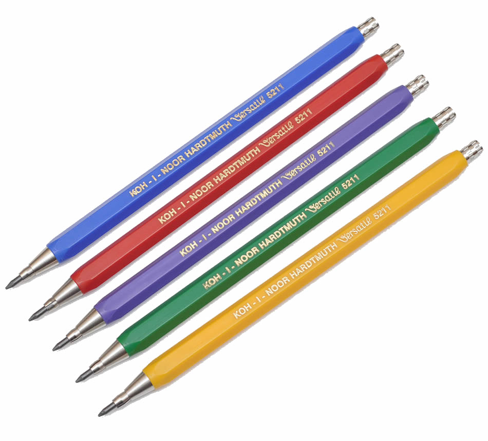 Koh-I-Noor 2mm Mechanical Clutch Leadholder Pencil 5211