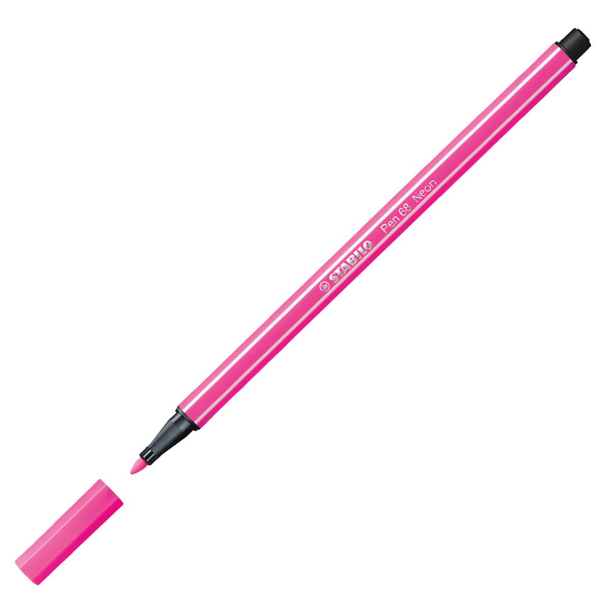 STABILO Pen 68 - Set of 6 Neon Felt Tips
