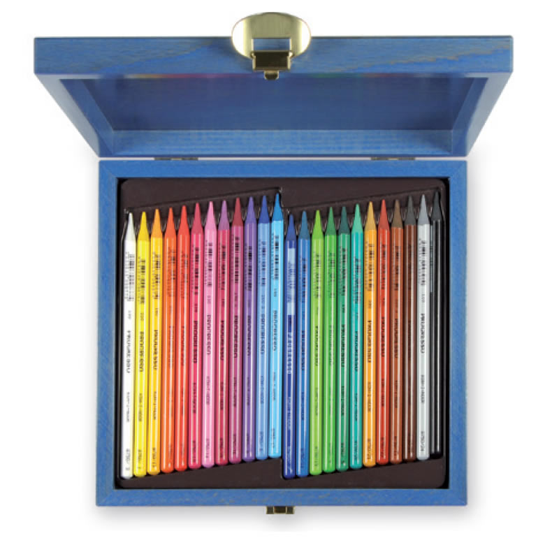 Koh-I-Noor Progresso Woodless Coloured Pencils 8758 - Box of 24