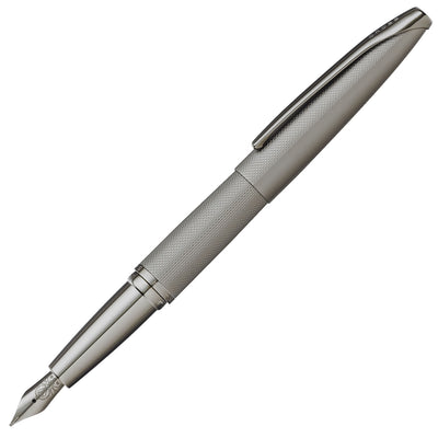 Cross ATX Sandblasted Titanium Grey Fountain Pen - Medium Nib