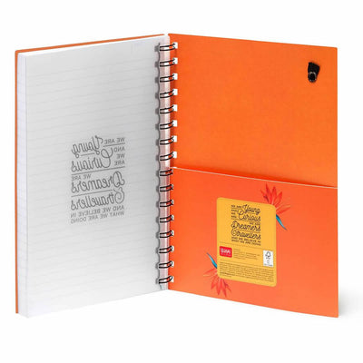 Legami Tropical Vibes Large Spiral Notebook - Lined
