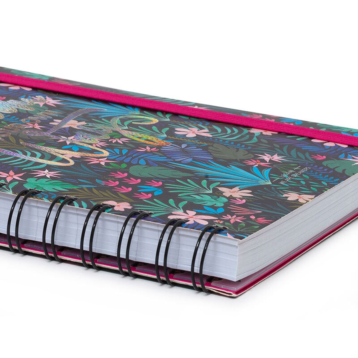 Legami Flora Large Spiral Notebook - Lined