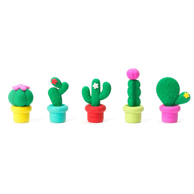 Free Hugs - Strawberry Scented Legami Cactus Erasers - Set of 5