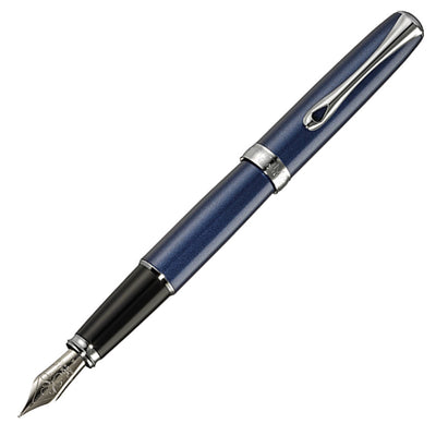 Diplomat Excellence A2 Midnight Blue & Chrome Fountain Pen