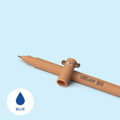Legami Blue Erasable Gel Pen - Bear