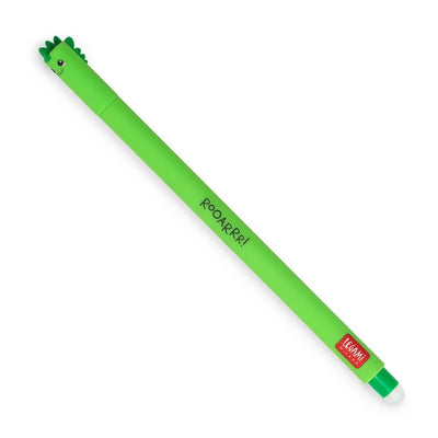 Legami Green Erasable Gel Pen - Dinosaur