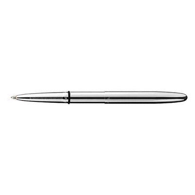 Fisher Space Bullet - Chrome Space Pen with Black Leather Pen Case