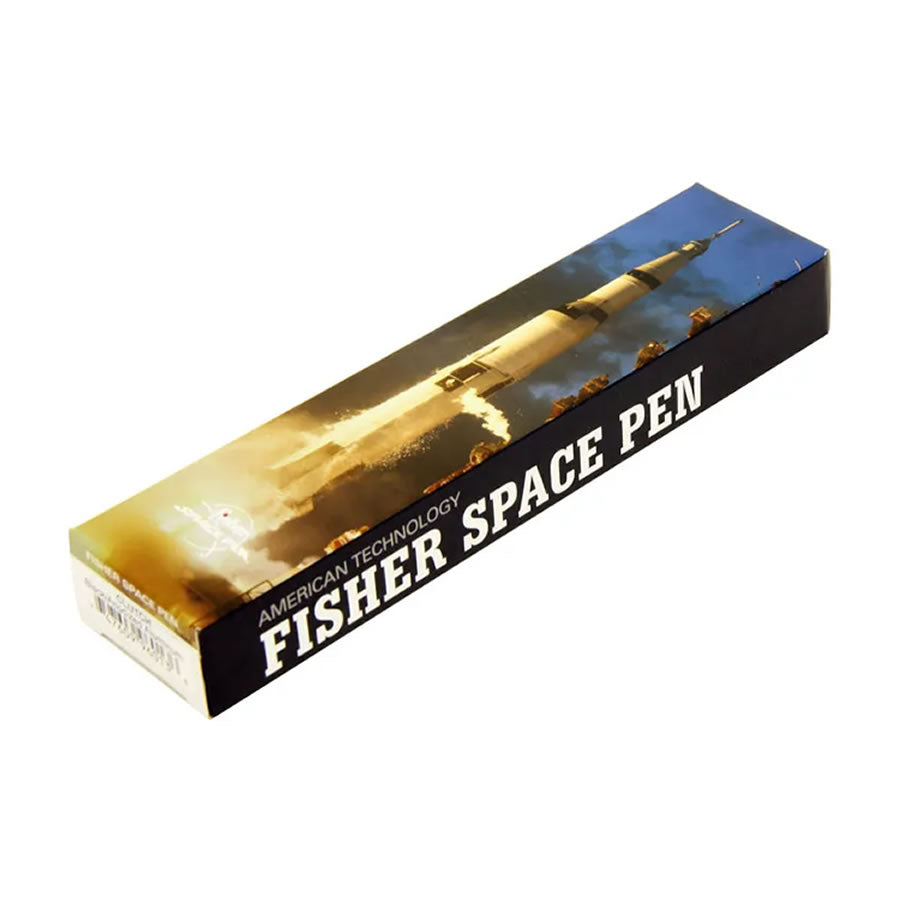 Fisher Space - Chrome Capri Blue Crystal Cap-O-Matic Space Pen