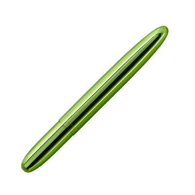 Fisher Space Bullet - Lime Green Space Pen with Green Leather Pen Case